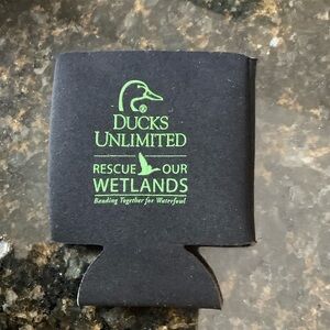 Ducks Unlimited Black Can Cooler
